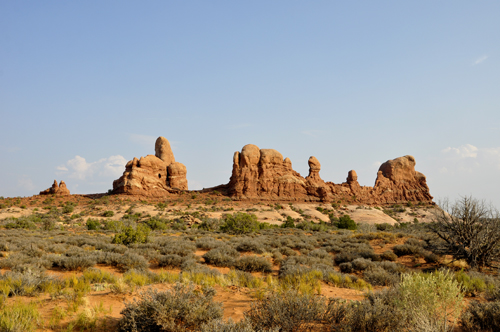 formation at  Arches National Park